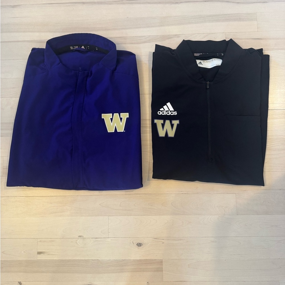 Adidas University of Washington jacket bundle